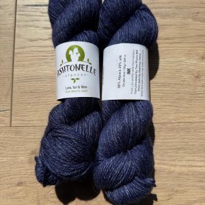 DK - Hand dyed alpaca Silk Blend - Ink